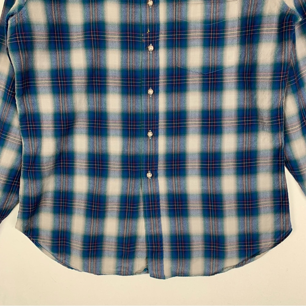 Pendleton Virgin Wool Flannel Large Long Made In … - image 3